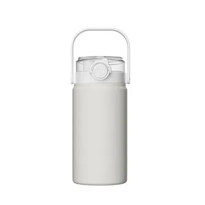 Steel Mug with Straw