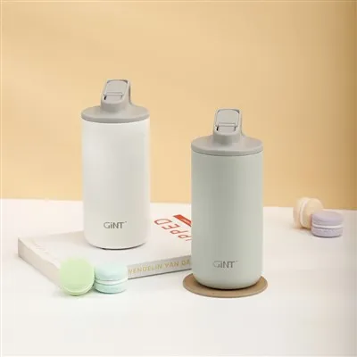 Insulated Travel Mug with Straw
