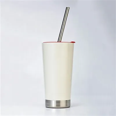 Vacuum Bottle with Straw