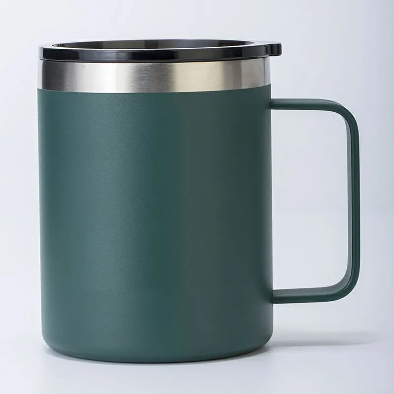 Stainless Steel Coffee Tumbler with Handle